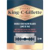Gillette King C. Double Edge žiletky 10 ks Gillette King C. Double Edge žiletky 10 ks