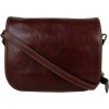 TALIANSKE Dámska kožená kabelka crossbody Talianska čokoládová - testa di morro Diana TALIANSKE Dámska kožená kabelka crossbody Talianska čokoládová - testa di morro Diana