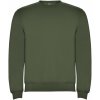 Clasica unisex sveter s výstrihom crewneck zelená Venture
