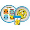 Stor Sada plastového riadu Pokémoni s kelímkom a protišmykom 3 diely