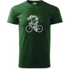 Cyklo kostra - Tričko extra veľké (5-8XL) - 5XL ( Fľaškovozelená ) Cyklo kostra - Tričko extra veľké (5-8XL) - 5XL ( Fľaškovozelená )