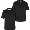 Urban Classics Pánske tričká Boys Organic Basic Tee 2-Pack Farba: black+black, Veľkosť: 140 cm