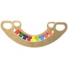 2Kids Toys Montessori duhová houpačka velká 2Kids Toys Montessori duhová houpačka velká