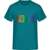 E190 Tričko - Dúhový nápis - PRIDE - Diva modrá - XL - Pánske E190 Tričko - Dúhový nápis - PRIDE - Diva modrá - XL - Pánske