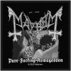 Mayhem Pure Fucking Armageddon Nášivka Mayhem Pure Fucking Armageddon Nášivka