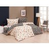 Matějovský Obliečka Kvalitná luxusná posteľná bielizeň - Filippa Cotton deluxe 40/40 40x40 kvety sivá, hnedá, krémová Matějovský Obliečka Kvalitná luxusná posteľná bielizeň - Filippa Cotton deluxe 40/40 40x40 kvety sivá, hnedá, krémová