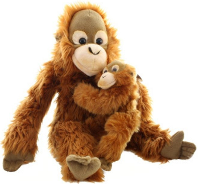 Orangutan s mláďaťom 27 cm
