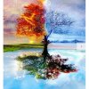 Norimpex Diamantové maľovanie Strom štvoro ročných období 30 x 40 cm Norimpex Diamantové maľovanie Strom štvoro ročných období 30 x 40 cm