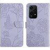 Peňaženkové kožené puzdro HT03 Butterfly na Honor 200 Lite 5G - Fialová Peňaženkové kožené puzdro HT03 Butterfly na Honor 200 Lite 5G - Fialová