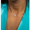 Girly Strieborný náhrdelník NL06/SILVERCRYSTAL