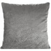 Dekoračná zamatová obliečka na vankúš JQU-04 MRAMOR v sivej farbe Varianta: Rozmer obliečky: 40x40 cm Dekoračná zamatová obliečka na vankúš JQU-04 MRAMOR v sivej farbe Varianta: Rozmer obliečky: 40x40 cm