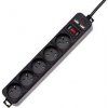 Akyga AK-SP-05U - přepěťová ochrana, 1.5m, 5 zásuvek, 2x USB, černá (Přepěťová ochrana s vypínačem, 5 zásuvek, 2 x USB, prodlužovací kabel 1,5m , černá barva) Akyga AK-SP-05U - přepěťová ochrana, 1.5m, 5 zásuvek, 2x USB, černá (Přepěťová ochrana s vypínačem, 5 zásuvek, 2 x USB, prodlužovací kabel 1,5m , černá barva)