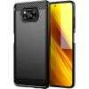Púzdro SES Ochranné silikónové karbón Xiaomi Poco X3 Pro - čierne Púzdro SES Ochranné silikónové karbón Xiaomi Poco X3 Pro - čierne