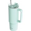 Termohrnček so slamkou Quokka Stream 950 ml, tyrkysový Termohrnček so slamkou Quokka Stream 950 ml, tyrkysový