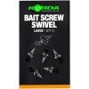 Skrutka s mikro obratlíkom - Korda Micro Ring Swivel Bait Screw Large (5pcs) Skrutka s mikro obratlíkom - Korda Micro Ring Swivel Bait Screw Large (5pcs)