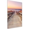 Vertikálny foto obraz sklo tvrdené Chodník na pláž 50x100 cm Vertikálny foto obraz sklo tvrdené Chodník na pláž 50x100 cm
