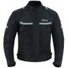 Pánska letná moto bunda BOS Libera Black - 5XL Pánska letná moto bunda BOS Libera Black - 5XL