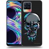 Picasee silikónový čierny obal pre Realme 8 4G - EARTH - Lebka 3.0 Picasee silikónový čierny obal pre Realme 8 4G - EARTH - Lebka 3.0