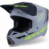 Alpinestars SM3 Radium grey/black/yellow matt helmet vel. L Alpinestars SM3 Radium grey/black/yellow matt helmet vel. L