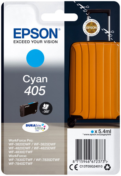 Epson 405 Cyan - originálny