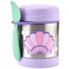 Skip Hop Spark Style Termoska na jedlo s lyžičkou vidličkou Mušle 325 ml 3r+