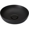 CERANO - Umývadlo keramické Moana - na dosku - čierna matná - ⌀ 42 cm CER-403353 CERANO - Umývadlo keramické Moana - na dosku - čierna matná - ⌀ 42 cm CER-403353