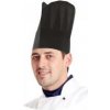 Kuchárska čiapka papierová vysoká čierna 10ks Kuchárska čiapka papierová vysoká čierna 10ks