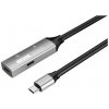 Premiumcord ku31rep5al USB-C repeater a prodlužovací Male-Female, 5Gbps, 5m, stříbrný Premiumcord ku31rep5al USB-C repeater a prodlužovací Male-Female, 5Gbps, 5m, stříbrný