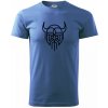 Viking logo - Klasické pánske tričko vyššej gramáže - S ( Svetlomodrá ) Viking logo - Klasické pánske tričko vyššej gramáže - S ( Svetlomodrá )