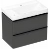 Hansgrohe Xelu Q Skrinka s umývadlom, 63x78x50 cm, 2 zásuvky, matná sivá/matná čierna 54378670-HG Hansgrohe Xelu Q Skrinka s umývadlom, 63x78x50 cm, 2 zásuvky, matná sivá/matná čierna 54378670-HG