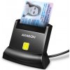 AXAGON CRE-SM4N, USB-A StandReader čítačka kontaktných kariet ID card (eID klient), kábel 1,3 m CRE-SM4N AXAGON CRE-SM4N, USB-A StandReader čítačka kontaktných kariet ID card (eID klient), kábel 1,3 m CRE-SM4N