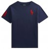 Detské bavlnené tričko Polo Ralph Lauren 323832907039 tmavomodrá 136-138 Detské bavlnené tričko Polo Ralph Lauren 323832907039 tmavomodrá 136-138