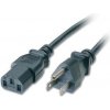 PremiumCord Kabel síťový k počítači 2m s USA zástrčkou kpsp2-usa