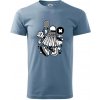 Bedmintoňák - Klasické pánske tričko vyššej gramáže - XS ( Denim ) Bedmintoňák - Klasické pánske tričko vyššej gramáže - XS ( Denim )