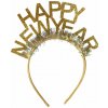 Čelenka Happy New Year zlatá