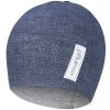 Little angel Čepice podšitá JEANS Outlast jeans šedý melír