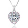 Olivie Strieborný náhrdelník srdce 7157