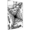 Vertikálny foto obraz akrylový Tunel z kociek 50x100 cm Vertikálny foto obraz akrylový Tunel z kociek 50x100 cm