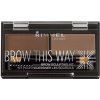 Rimmel Brow This Way set na obočie 3 Dark Brown 1,1 g Rimmel Brow This Way set na obočie 3 Dark Brown 1,1 g