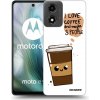 Picasee ULTIMATE CASE pro Motorola Moto E14 - Cute coffee Picasee ULTIMATE CASE pro Motorola Moto E14 - Cute coffee