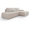 Rohová rozkladacia sedačka Fiord O - béžová Strana: Pravá Rohová rozkladacia sedačka Fiord O - béžová Strana: Pravá