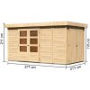 Drevený záhradný domček RETOLA 5 Lanitplast Drevený záhradný domček RETOLA 5 Lanitplast