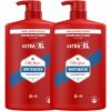 Old Spice Whitewater Pánsky šampón a sprchový gél 3v1 2x1000ml Old Spice Old Spice Whitewater Pánsky šampón a sprchový gél 3v1 2x1000ml Old Spice