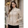 Max Original Leather Dámska kožená bunda 1176 cream (3XL 58-60) - Cream - 3XL Max Original Leather Dámska kožená bunda 1176 cream (3XL 58-60) - Cream - 3XL