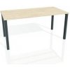 Pracovný stôl Uni, 160x75,5x80 cm, agát/čierna Pracovný stôl Uni, 160x75,5x80 cm, agát/čierna