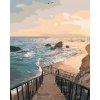 ZUTY Maľovanie podľa čísel - SCHODY NA PLÁŽ Rámovanie: vypnuté plátno na rám, Rozmer: 80x100 cm ZUTY Maľovanie podľa čísel - SCHODY NA PLÁŽ Rámovanie: vypnuté plátno na rám, Rozmer: 80x100 cm
