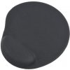 Gembird Gel mouse pad with wrist support, black Gembird Gel mouse pad with wrist support, black