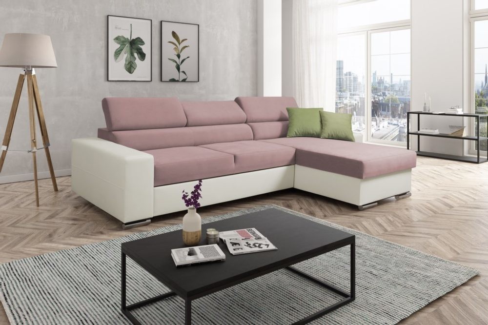 Furniture Sobczak Lotus ružová pravá