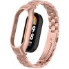 Elegantný kovový remienok pre Xiaomi Smart Band 8 - Ružový Elegantný kovový remienok pre Xiaomi Smart Band 8 - Ružový