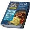 Simply Fresh Trhané bravčové mäso Sous Vide so šťuchanými zemiakmi Simply Fresh Trhané bravčové mäso Sous Vide so šťuchanými zemiakmi